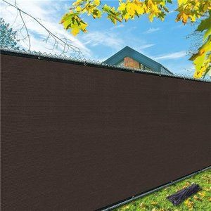 6x50ft Privacy Screen Fence, Garden Windscreen Mesh Shade Sail Net Barrier